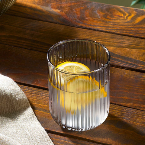 Karaca Zenith Tumbler Glass, 250ml, Grey