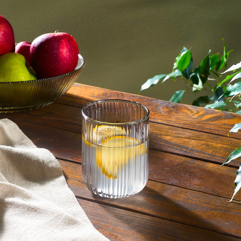 Karaca Zenith Tumbler Glass, 250ml, Grey