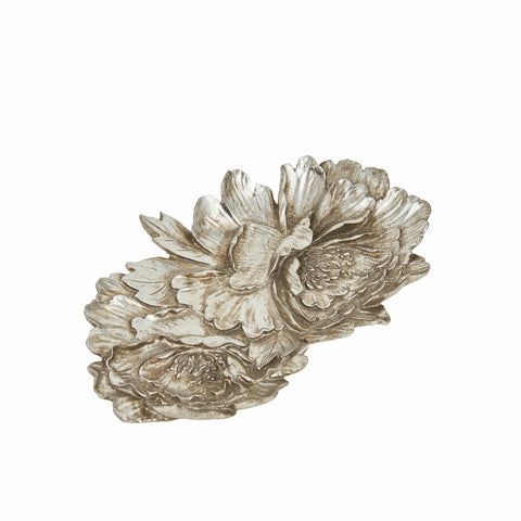 Karaca Home Lianca Decorative Plate, 26x16cm, Silver