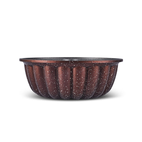 Karaca Cake Pro Lina Aluminium Cast Decorative Cake Tin, 25.5cm, Brown