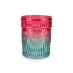 Karaca Sunflower Glass Tumbler Glass, 250ml, Red - Green
