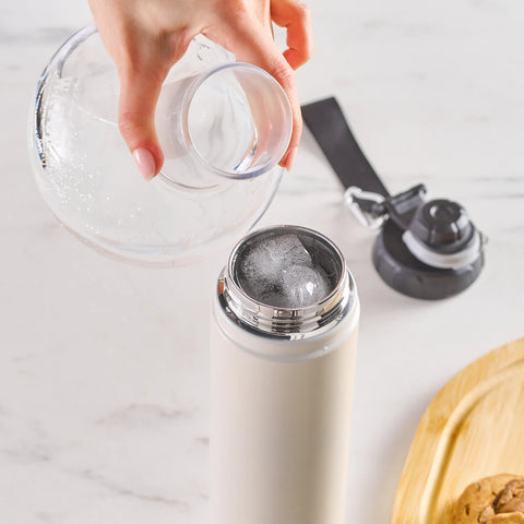 Karaca Thermosteel Earth Leak-Proof Flask, 680ml, Beige