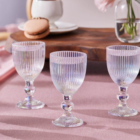 Karaca Rocco 6-Piece Small Water Glass for 6 People, 60ml, Luster