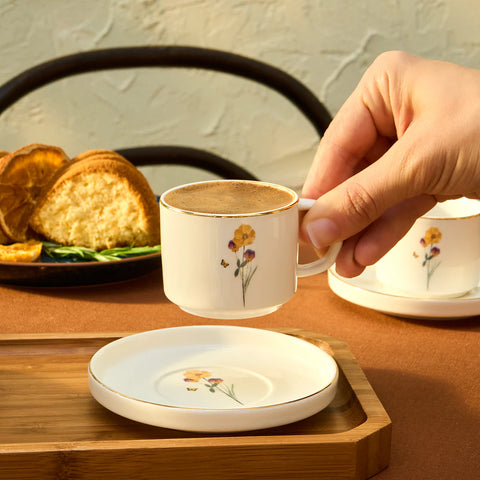 Karaca Valencia Coffee Cup For 6 People, 90ml