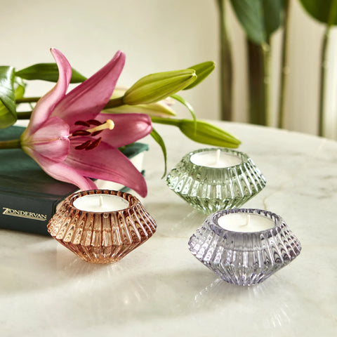 Karaca Home Pemy Double-Sided Candle Holder, 7x4cm, Grey