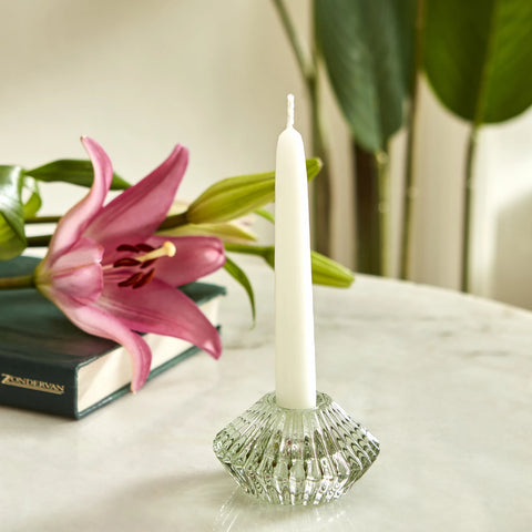 Karaca Home Pemy Double-Sided Candle Holder, 7x4cm, Green