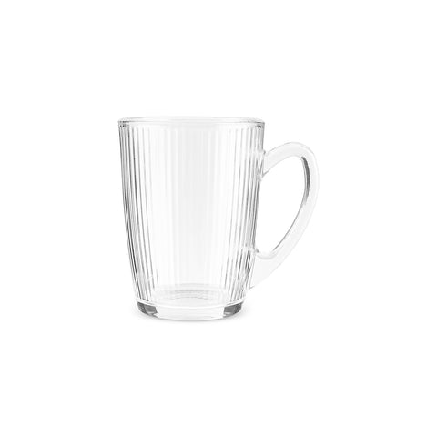 Karaca Edna 6-Piece Glass Turkish Tea Set for 6 People, 160ml, Clear