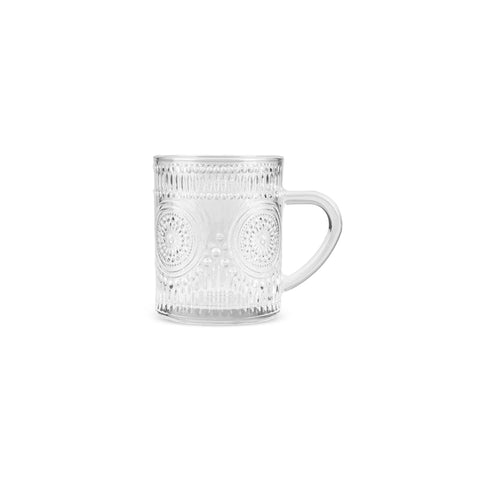 Karaca Margo 6-Piece Glass Turkish Tea Set for 6 People, 155ml, Clear