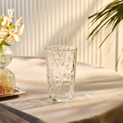 Karaca Terre Highball Glass, 460ml, Clear