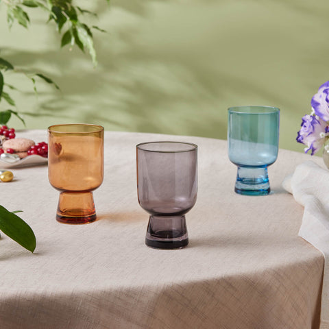 Karaca Julia Tumbler Glass, 340ml, Amber