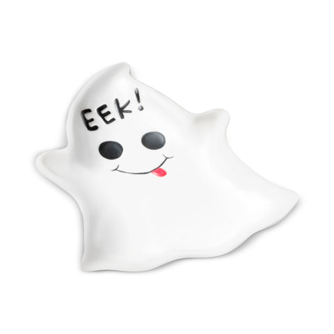 Karaca Halloween 24 Dolomite Ghoosty Boo Serving Platter, 27cm, Multi