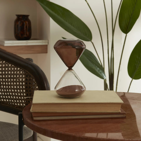 Karaca Home Trigon 15 Min. Hourglass, 8x15 cm, Amber