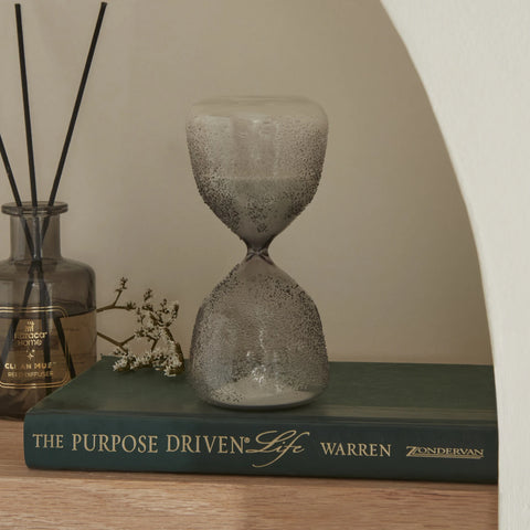 Karaca Home Trigon 10 Min. Hourglass, 7.3x15.5cm, Grey