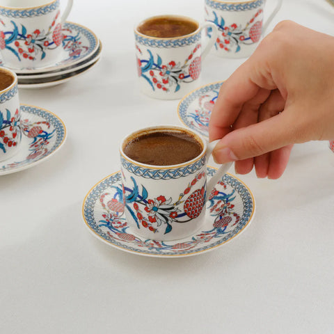 アメリカンブランド陶器 クラシックコーヒーカップセット6脚 アメリカンブランド陶器 クラシックコーヒーカップセット6脚