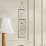 Karaca Home 3-Piece Magic Vertical Photo Frame, 18x13x3 cm, Gold