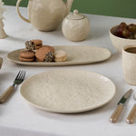 Karaca Nebula Stoneware Dinner Plate, 27cm, Beige