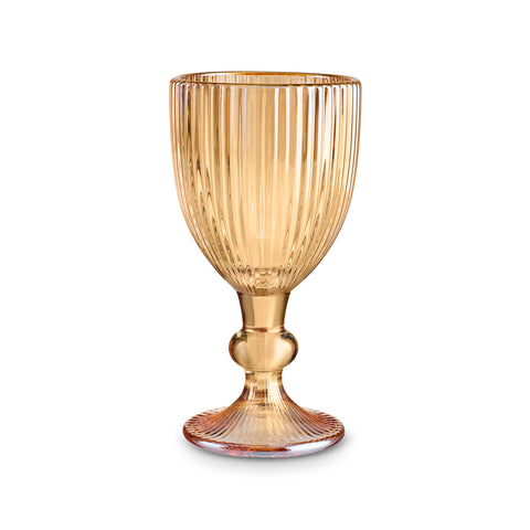 Karaca Rocco 6-Piece Small Water Glass for 6 Person, 60ml, Amber