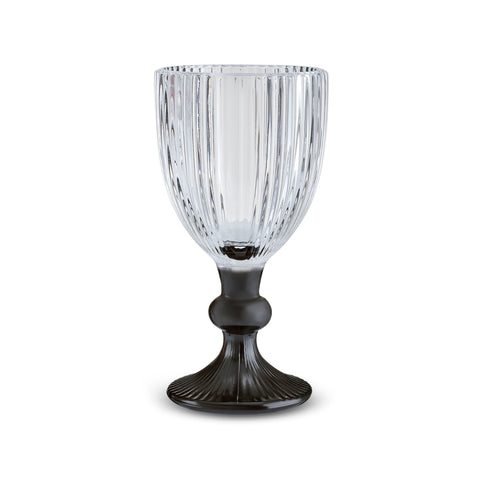 Karaca Rocco 6-Piece Small Water Glass for 6 Person, 60ml, Black