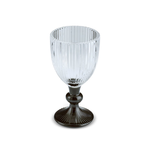 Karaca Rocco 6-Piece Small Water Glass for 6 Person, 60ml, Black