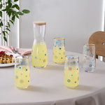 Karaca Eye Beads 5 Piece Highball Glass Set for 4 People, Multi