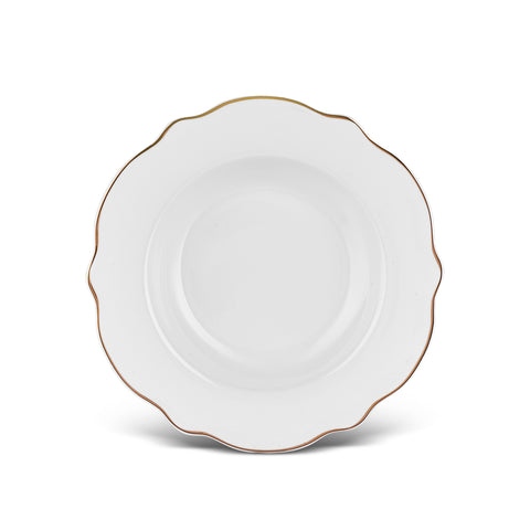 Karaca Vera 25-Piece Porcelain Tea & Coffee Cup Set, Gold