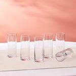 Karaca Saki 6-Piece Highball Glass Set, 195ml, Clear