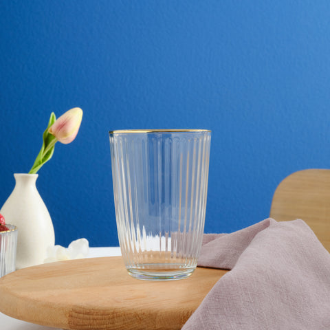 Karaca Charm 6 Piece Highball Glass Set, 395ml