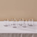 Karaca Orlando 6-Piece Tumbler Glass Set, 420ml, Multi