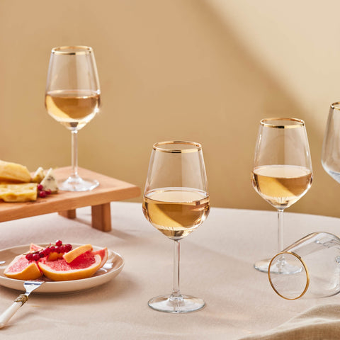 Karaca Orlando 6-Piece Wine Glass Set, 490ml, Multi