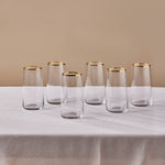 Karaca Orlando 6-Piece Highball Glass Set, 520ml, Multi