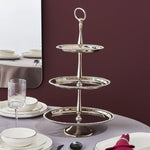 Karaca Majesty 3-Tier Stainless Steel Cake Stand