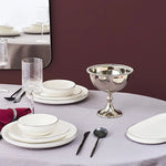 Karaca Majesty Stainless Steel Footed Bowl, 17x17cm, Silver