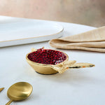 Karaca Tina Decorative Snack Bowl, 17x10cm, Gold