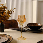 Karaca Home Pinecone Footed Candle Holder, Amber, 8x8x21.5cm