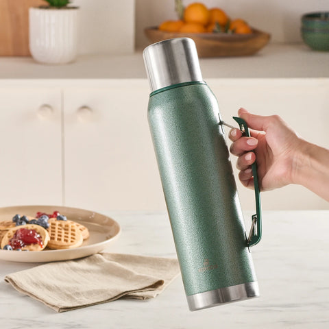 Karaca Stansteel Leak-Proof Flask, 1.3L, Green