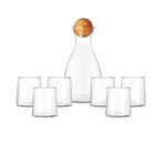 Karaca Camelia 7-Piece Tumbler Glass Set, Clear