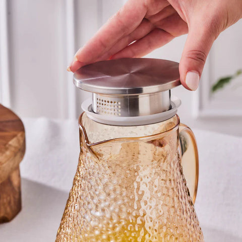 Karaca Luminous 7-Piece Tumbler Glass Set, Amber