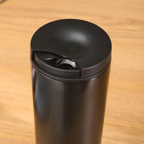 Karaca Sheeny Stainless Steel Leak-Proof Flask, 450ml, Black