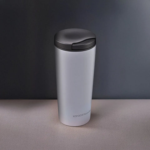 Karaca Sheeny Stainless Steel Leak-Proof Flask, 450ml, Fog