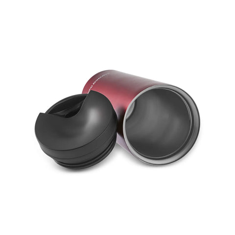 Karaca Sheeny Stainless Steel Leak-Proof Flask, 450ml, Red