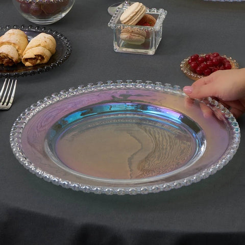 Karaca Rory Glass Placemat, 32cm, Luster