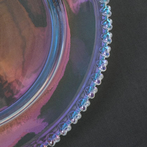 Karaca Rory Glass Placemat, 32cm, Luster