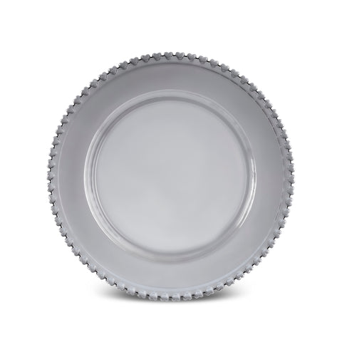 Karaca Rory Glass Charger Plate, 32cm, Grey