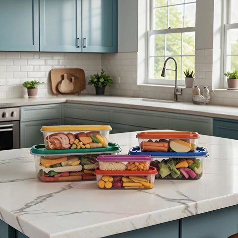 Karaca Roxy 6-Piece Storage Container Set, Multicolour