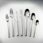Karaca Serena 84-Piece Stainless Steel Cutlery Set for 12 People, Silver