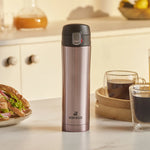 Karaca Pluton Stainless Steel Leak-Proof Flask, 450ml, Rose Gold