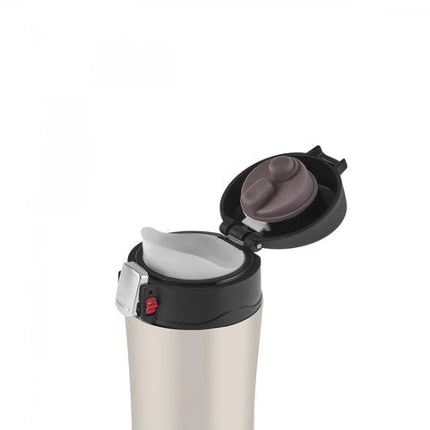 Karaca Pluton Stainless Steel Leak-Proof Flask, 450ml, Cream