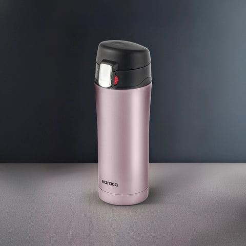 Karaca Pluton Stainless Steel Leak-Proof Flask, 350ml, Rose Gold