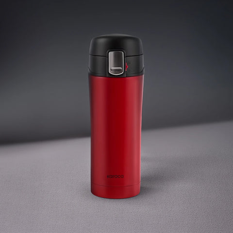 Karaca Pluton Stainless Steel Leak-Proof Flask, 350ml, Red