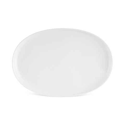 Karaca Stream Bone China Hole 34-Piece Serveware Set for 6 People, White